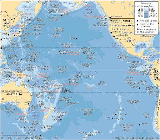 Which is the largest Ocean?